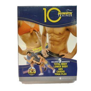 Beachbody 10 Minute Trainer  Includes 5 Workouts + Bonus Power 90 DVD Brand New